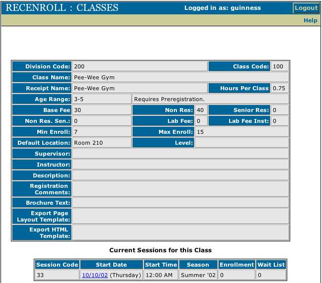 Classes 3