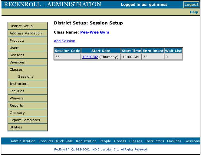 Classes Setup 3